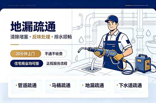 乌鲁木齐地漏疏通